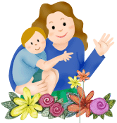 한국한부모가정사랑회 한부모 로고